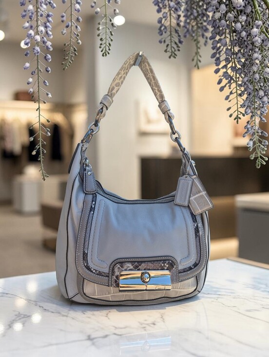 Coach Handbags - Coach Leather Kristin Spectator Hobo Bag